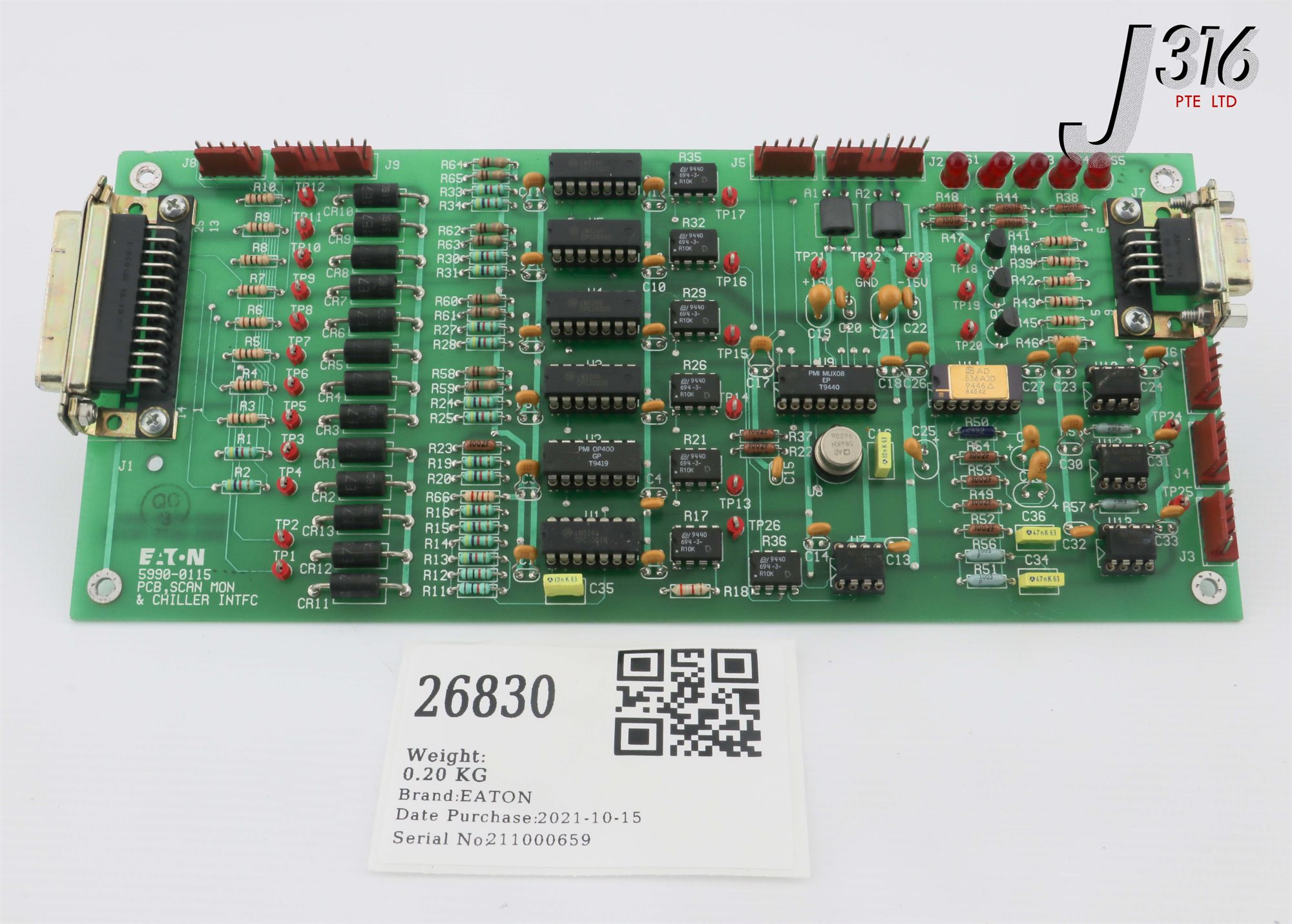 26830 EATON PCB, SCAN MON & CHILLER INTFC 5990-0115 | eBay